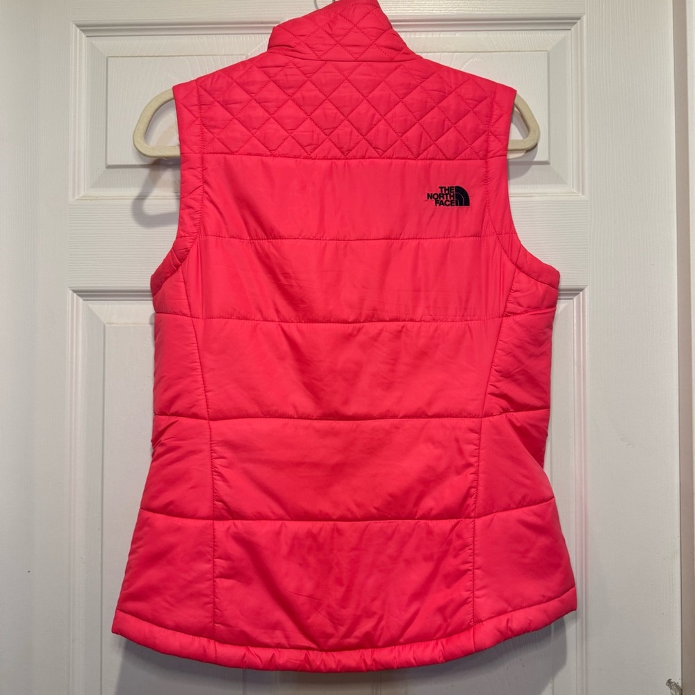 The North Face Pink Quilted Vest Medium - Picture 4 of 4